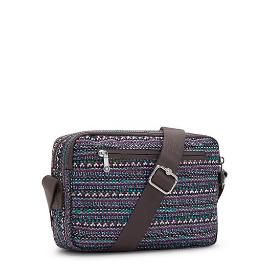 Kipling Abanu Medium Printed Crossbody Taske Mørkeblå | DK 1023GS